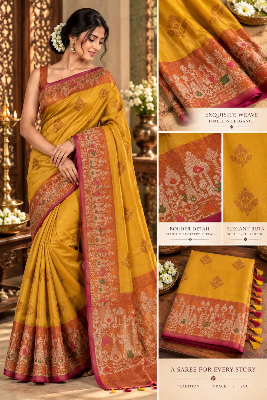 Royal Meena Border Silk Saree